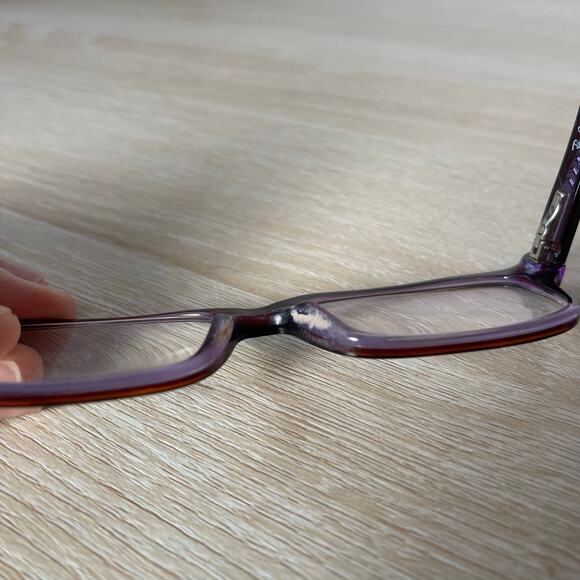 Ray-Ban RB5187 2442 Tortoise Shell Red Purple Eyeglasses 52-16-140 FRAMES ONLY - Picture 4 of 10